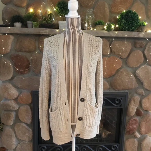 Hollister Sweaters - Hollister Long Cardigan Sweater With Buttons